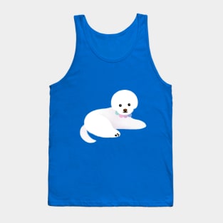 Pom Pom bichon Tank Top